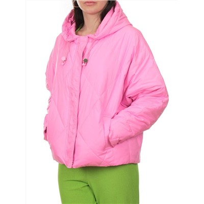 23-001 PINK Куртка оверсайз демисезонная женская (синтепон 100 гр.)