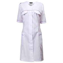 3812870 Халат медицинский Жен. Кокетка, тиси р.44-46, рост 158-164
