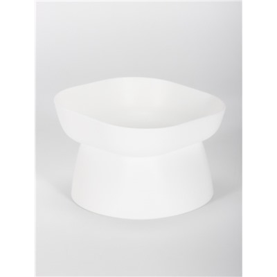 Миска для животных КУБ 0,2л,Soft-touch, белый