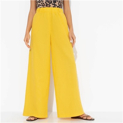 Брюки льняные, Легкость льна (желтые)