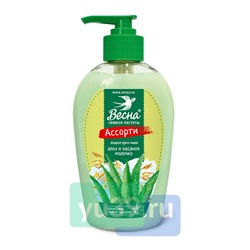 Крем-мыло жидкое Весна Cream Алоэ и овсяное молочко, 280 гр.