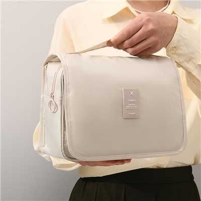 Подвесная сумка - органайзер "For travel" beige, 24*18,5*9,5 см