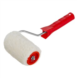 Валик "Натуральный мех", в сборе, 100 мм, D 48 мм, D ручки 6 мм, крепление шплинтом Сибртех