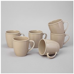 НАБОР КРУЖЕК LEFARD TINT 270МЛ (БЕЖЕВЫЙ) 6 ШТ.