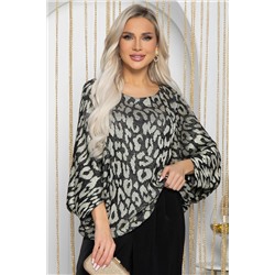 Блуза Шармель (черно-золотая) Б12218-16