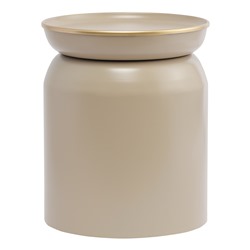 Столик журнальный Ingvild, Ø38 см, бежевый