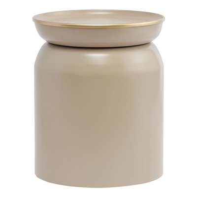 Столик журнальный Ingvild, Ø38 см, бежевый