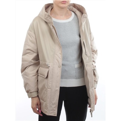 M24-211 BEIGE Куртка демисезонная женская (100 гр. синтепон)