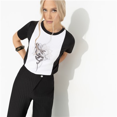 Футболка с принтом, Я так хочу (snake)