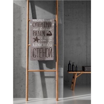 Полотенце махровое Этель «Супергерой», 50×90 см, 100% хлопок, 420 г/м²