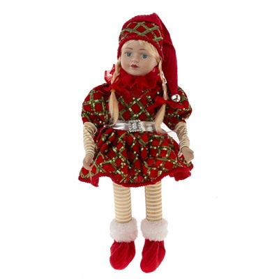 GAEM Игрушка набивная "Эльф" (муз, движ), L16 W12 H40 см (полка 22 см.)