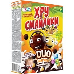 КУКУРУЗНЫЕ Шарики DUO "Хрусмайлики" 200гр