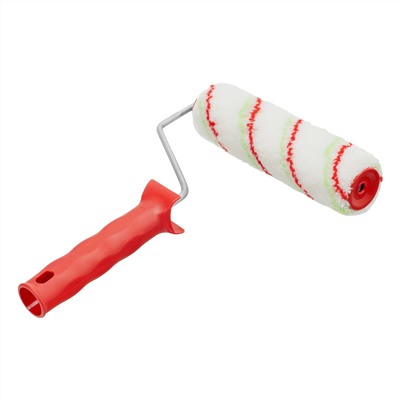 Валик "Эмали" , 180 мм, ворс 12 мм, D - 36 мм, D ручки - 6 мм, полиамид, полиакрил Сибртех