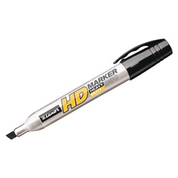 Маркер перманентный промышленный Luxor "Heavy Duty 850" черный, скошенный, 3-7мм