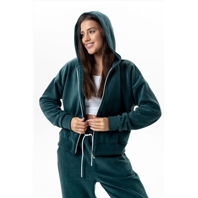 Джемпер женский 24-562L18 т.зеленый