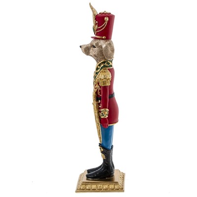 GAEM Фигурка декоративная "Солдатик-собака", L9 W9 H32 см