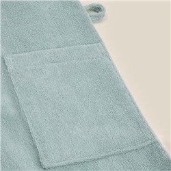 Халат махровый с капюшоном женский SL HOME: Basic "Аззура", р-р L, 100% хл, 420 г/м2