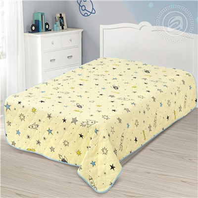 Покрывало стеганое из поплина Космический десант Арт Дизайн