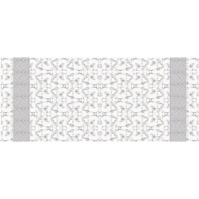 Скатерть двунитка Вензель бежевый