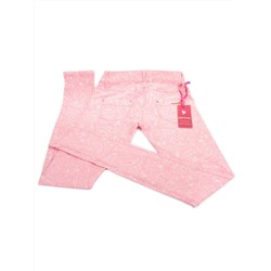 YA108-1 PINK Брюки женские (65% хлопок, 33% полиэстер,2% эластан)