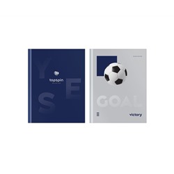 Бизнес-блокнот А5, 80л., евроформат, BG "Добиться успеха", soft-touch ламинация, выб. лак