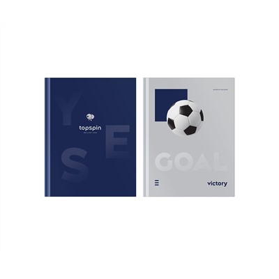 Бизнес-блокнот А5, 80л., евроформат, BG "Добиться успеха", soft-touch ламинация, выб. лак