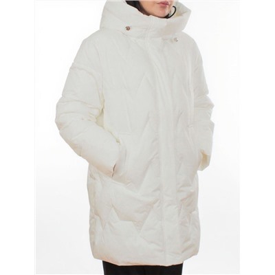 2404 WHITE Куртка зимняя женская (200 гр. холлофайбер)