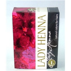 Краска для волос на основе хны Lady Henna Чёрный