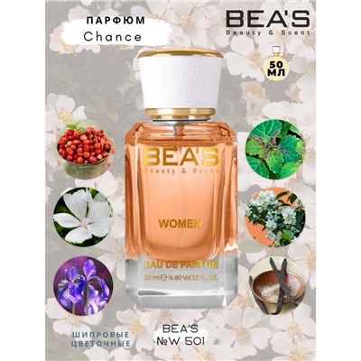 Beas W501 C Chance Women edp 50 ml, Парфюм женский Beas W501 создан по мотивам аромата C Chance