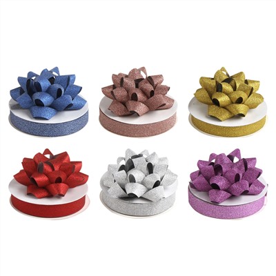 Набор для упаковки 2 предмета (бант 63мм, лента декоративная 12мм 3м) ассорти КОКОС 212899/12/Китай