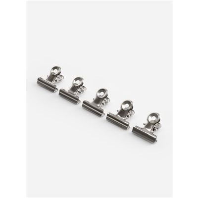 Зажимы для кроя, 2.1 см, 10 шт., цвет серебряный