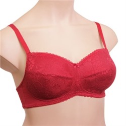 ЛФ0860 Бюстгальтер Valeria (темно-красный, 101) р.70C