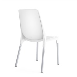 Стул SHT-ST75/S424
                        белый / хром лак