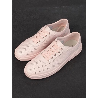 05-PDXL143-3 PINK Кроссовки женские (натуральная кожа)