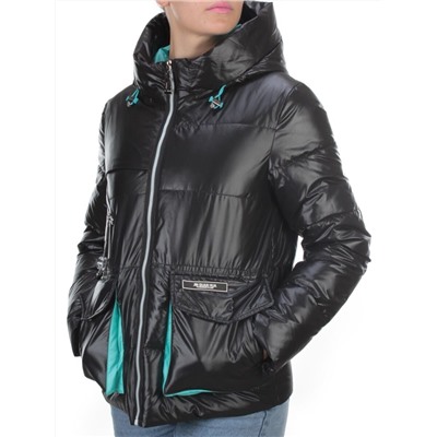 8265 BLACK Куртка демисезонная женская BAOFANI (100 гр. синтепон)