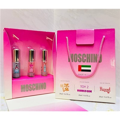 EU Подарочный парфюмерный набор Moschino 3x20 ml