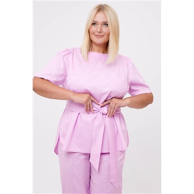 Блуза медицинская женская 3-80-04-1 / ADVA Бледно-розовая (42F,0F)