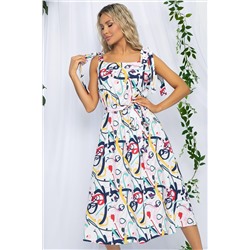 Платье Улыбка (белое) П12915-19М