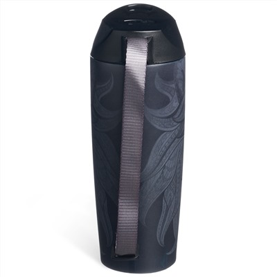 ТЕРМОКРУЖКА AGNESS "ЛЕВ" С КНОПКОЙ-СТОППЕРОМ, 360МЛ КОЛБА НЕРЖ.СТАЛЬ 18/10