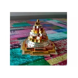 Меру Шри Янтра Аштадхату разноцветная, Meru Shri Yantra Ashtadhatu Multicolour, произв. Kalyan Puja