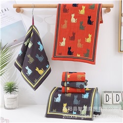 Gauze cartoon colorful children's sweat towel, wholesale