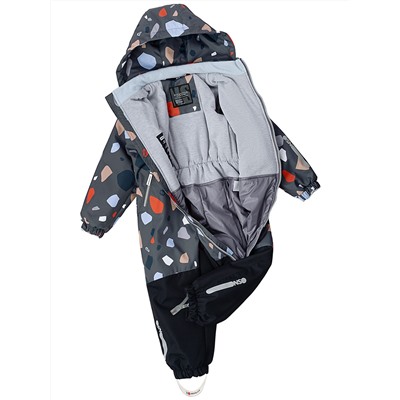 Комбинезон утепленный для мальчика NIKASTYLE 8м0124 графит черный Nikastyle