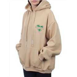 2805 BEIGE Худи женское (95% хлопок, 5% спандекс)