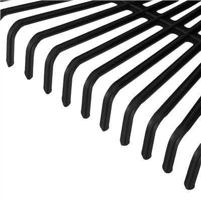 Грабли веерные пластиковые, 600 мм, 24 плоских зуба, без черенка, Сибртех