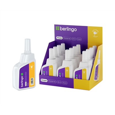 Клей ПВА Berlingo, экстрасильный, 80мл