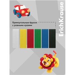 Пластилин 10 цветов 160 г Erich Krause, европодвес, экономичная упаковка