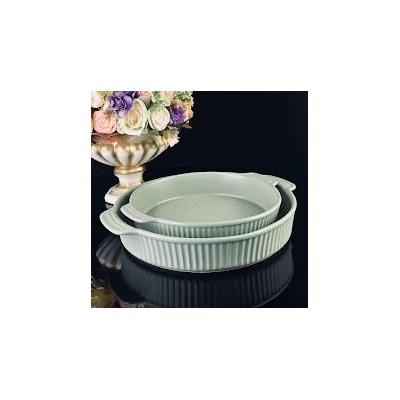 205-728 Глубокое блюдо для запекания 30,5см в под.уп.(х12)Фарфор