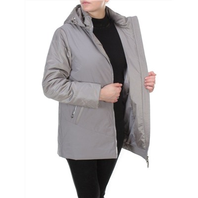 6021 GRAY Куртка демисезонная женская DATURA (100 гр. синтепон)