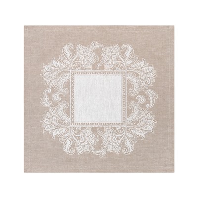 24С86-ШР/уп.кор. Комплект столовый 170*255 + 6 салф. 45*45 "Эсмеральда" цв. 133 рис. 134