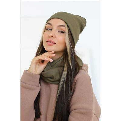 Шапка 25-608L11 хаки